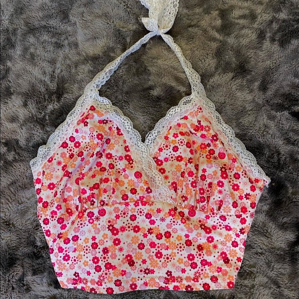 Floral crop top